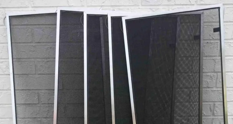 Custom window screens for residential windows