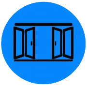 Large opening screen icon